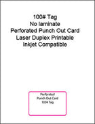 1-Up Inkjet Printer Membership ID Card
