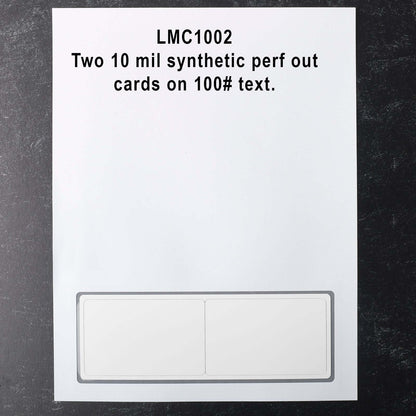 LMC1002 Laser Membership Cards perf out cards