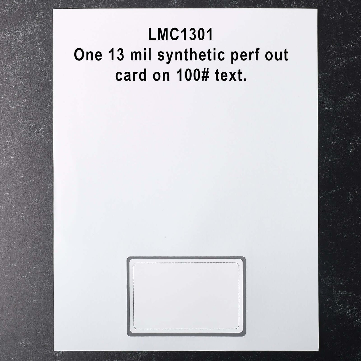 LMC1301 Laser Membership Cards for Printers full sheet