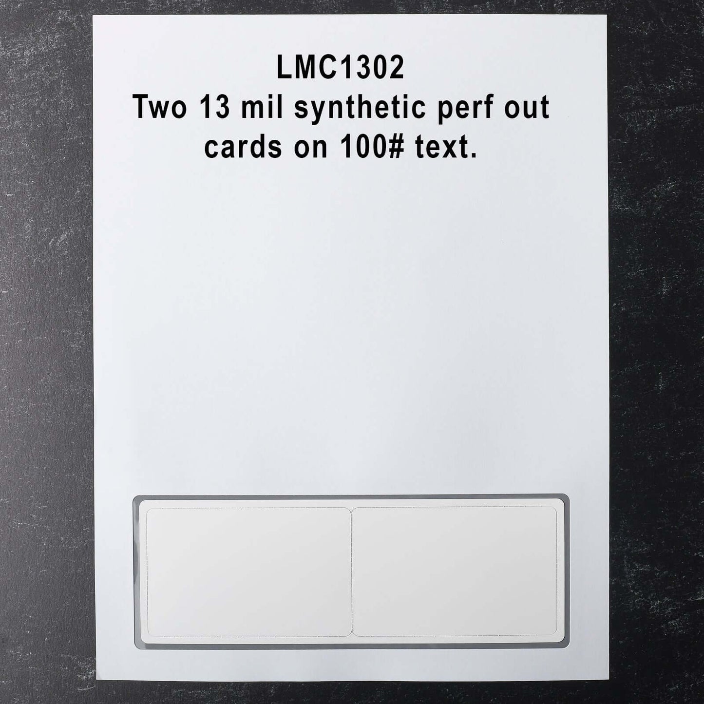 LMC1302 Laser Membership Cards - full sheet