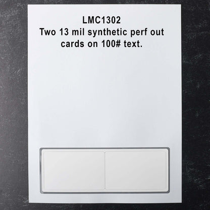 LMC1302 Laser Membership Cards - full sheet