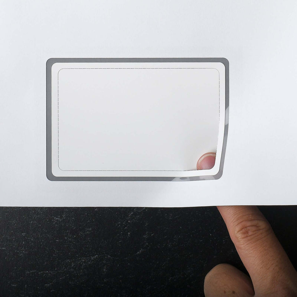 7 mil 1-up Blank Membership ID Cards