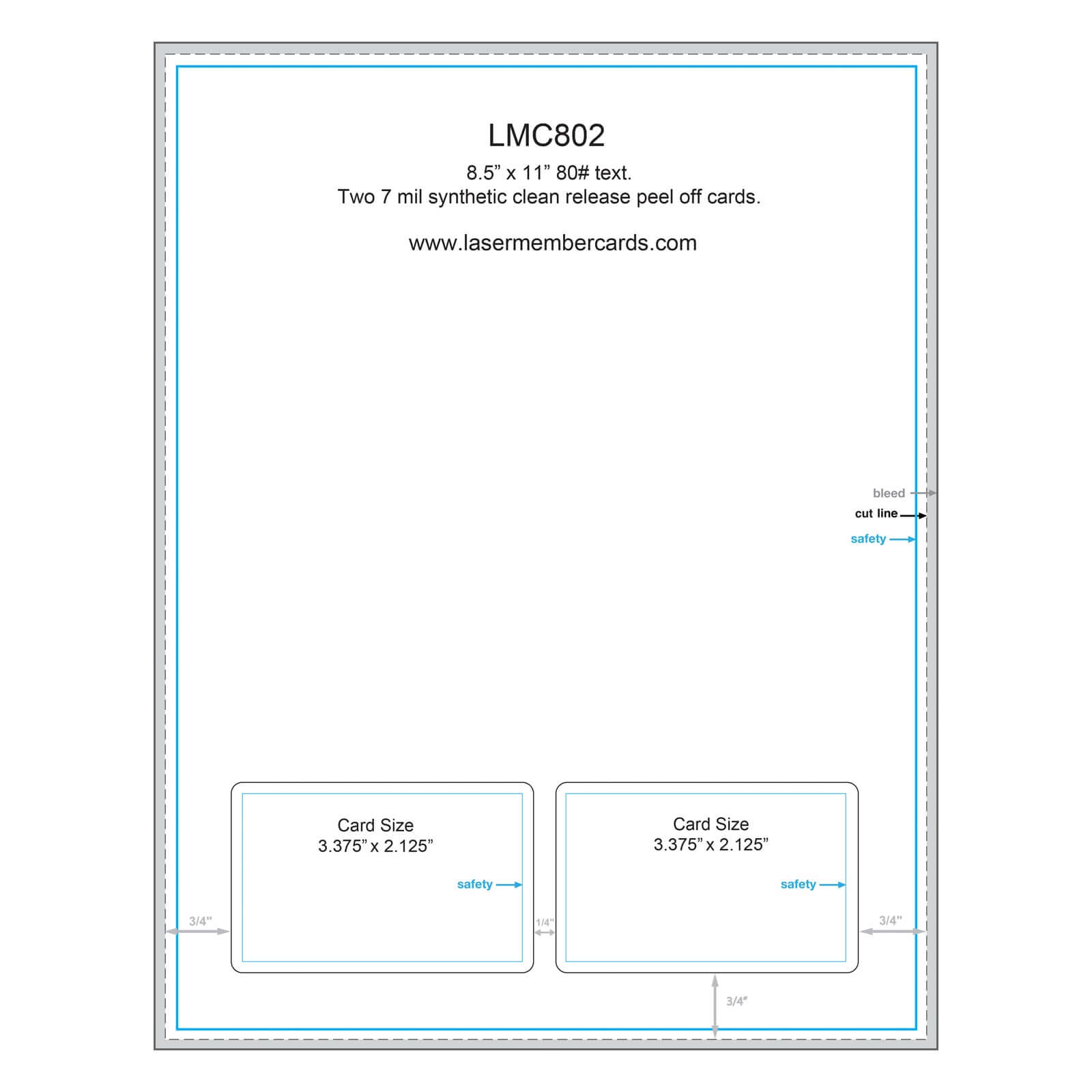 LMC802 Laser Membership Cards