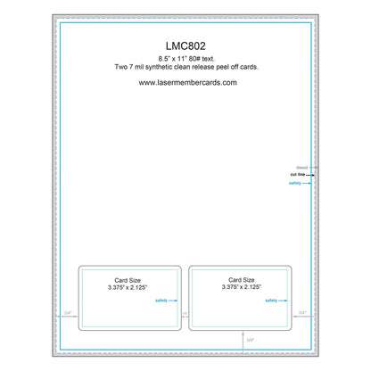 LMC802 Laser Membership Cards