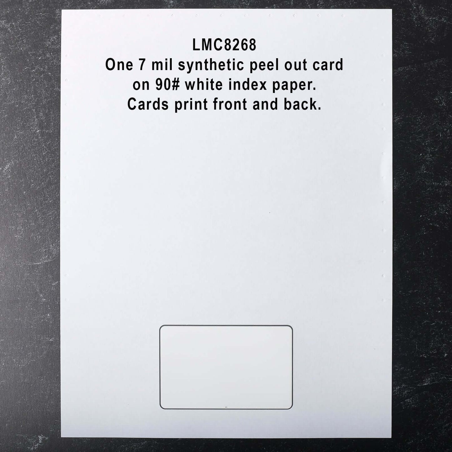 LMC8268 Laser Membership Cards for Printers