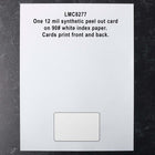 LMC8277 Laser Membership Cards for Printers full sheet