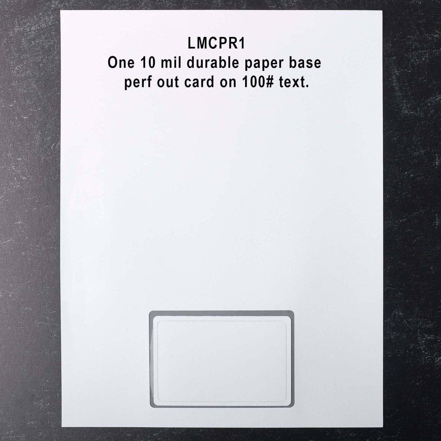 LMCPR1 Laser Membership Cards for Printers, 3