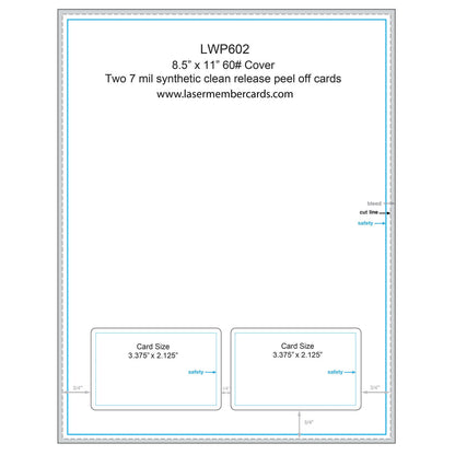 LWP602 Laser Membership Cards