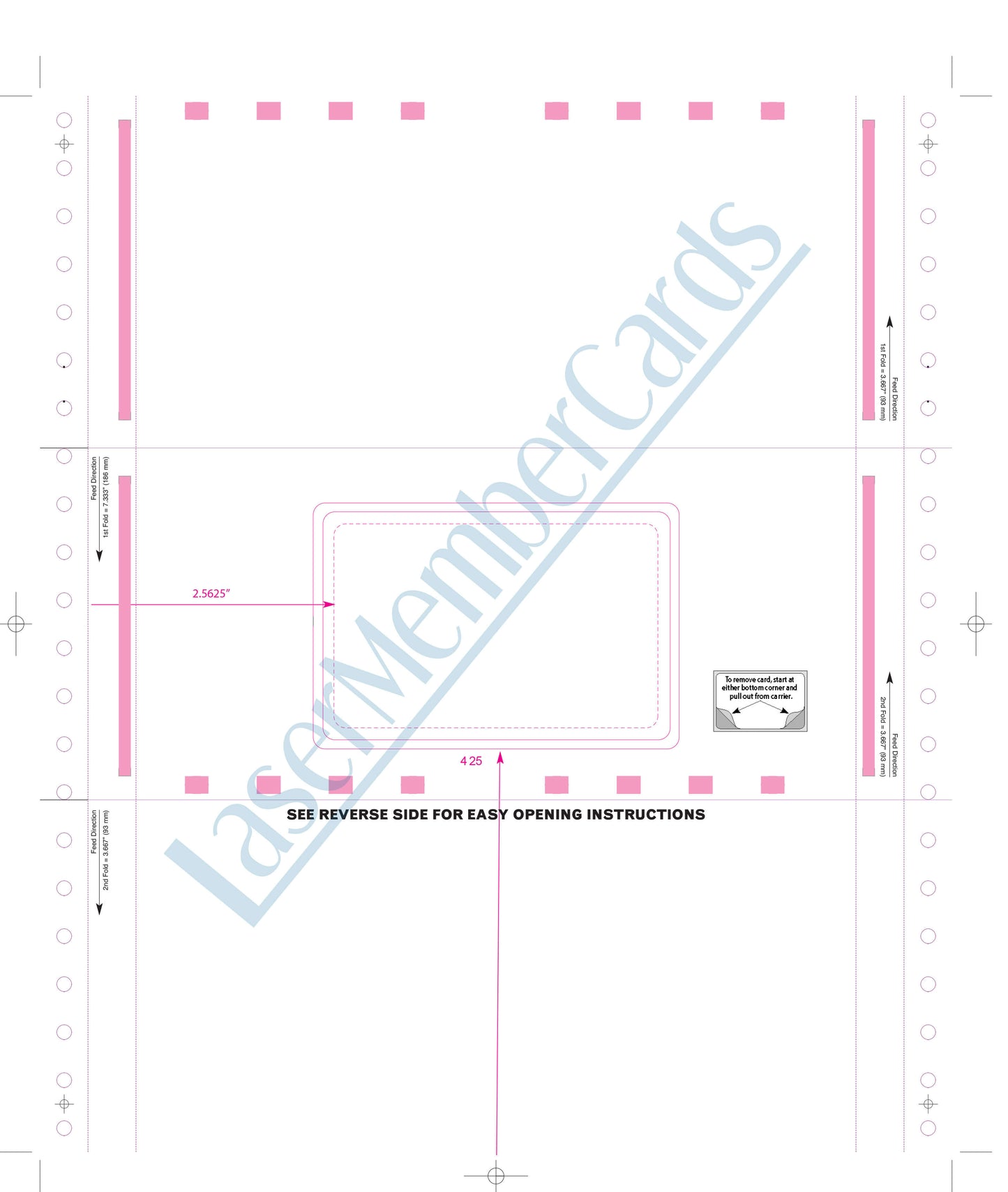 ID Card Paper for pressure seal