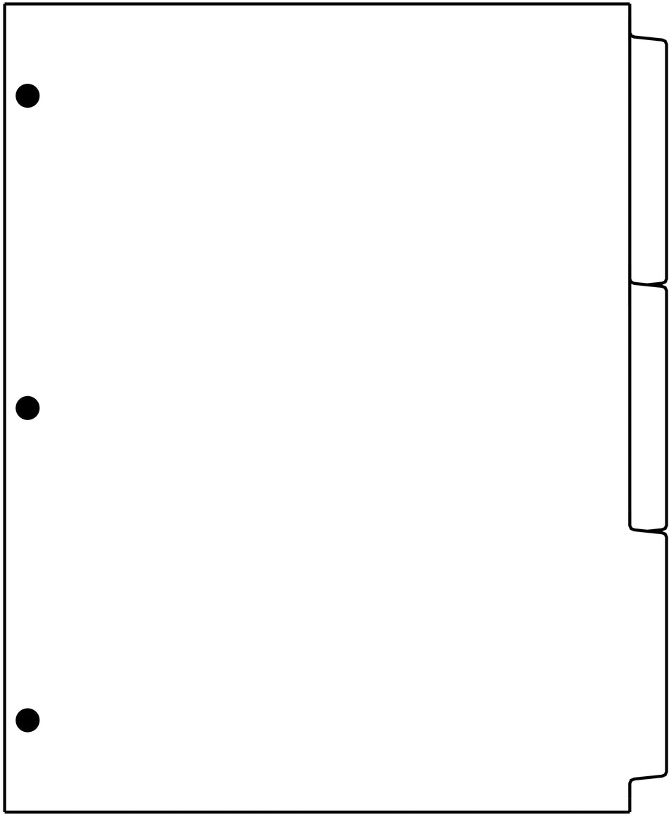 DocuCopy 1031 Paper Copier Tabs, Copy Tabs - Made to Order
