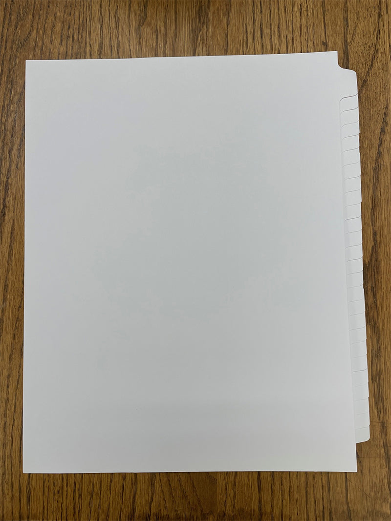 DocuCopy 199831257 Gen2 Clear Trilar Copier Tabs, Copy Tabs - Made to Order