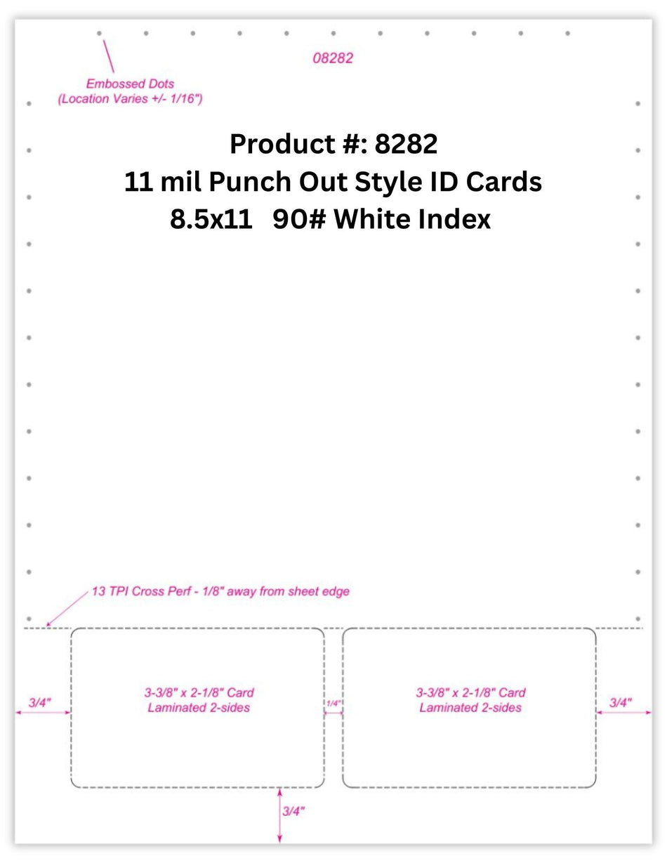 DocuCopy ID Cards 8282  - Laser Member Cards