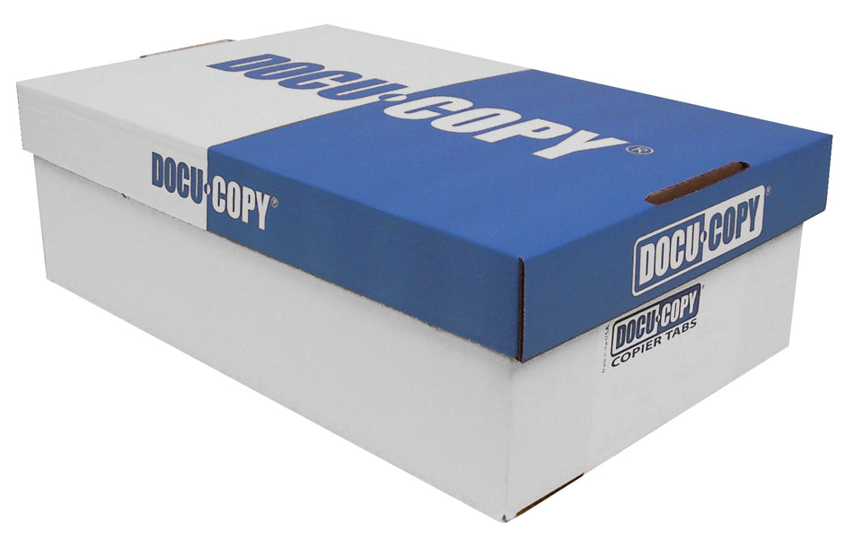 DocuCopy 199831224 Gen2 Clear Trilar Copier Tabs, Copy Tabs - Made to Order