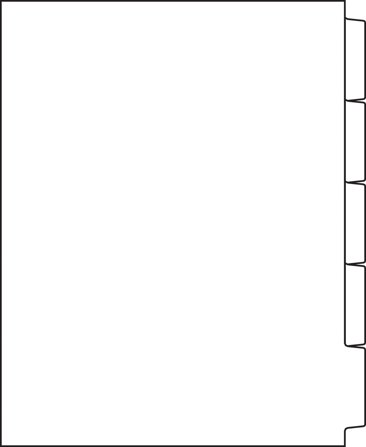 DocuCopy 3201 Clear Trilar Copier Tabs