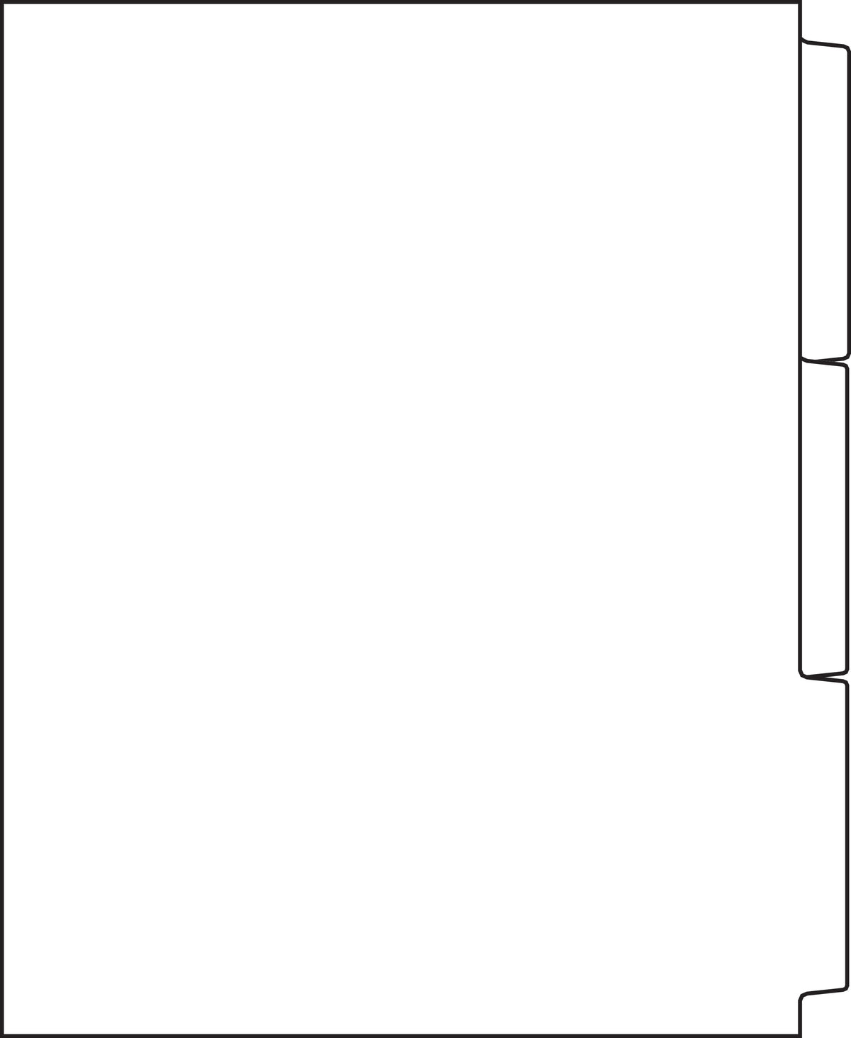 DocuCopy 3225 Clear Trilar Copier Tabs