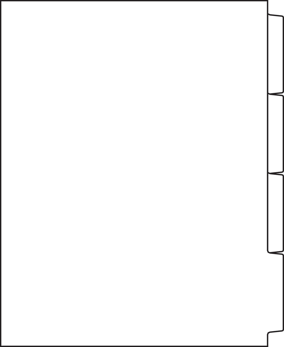 DocuCopy 3227 Clear Trilar Copier Tabs