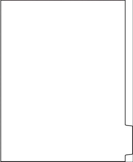 DocuCopy 3271 Clear Trilar Copier Tabs Position 5