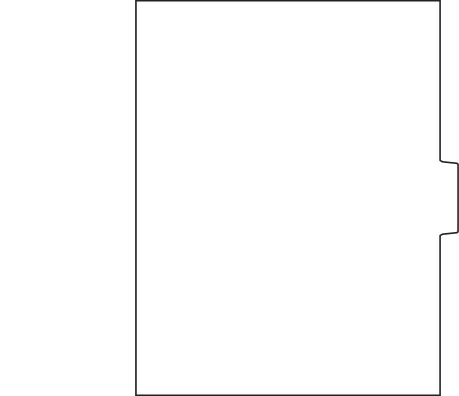 DocuCopy 3273 Clear Trilar Copier Tabs Position 3