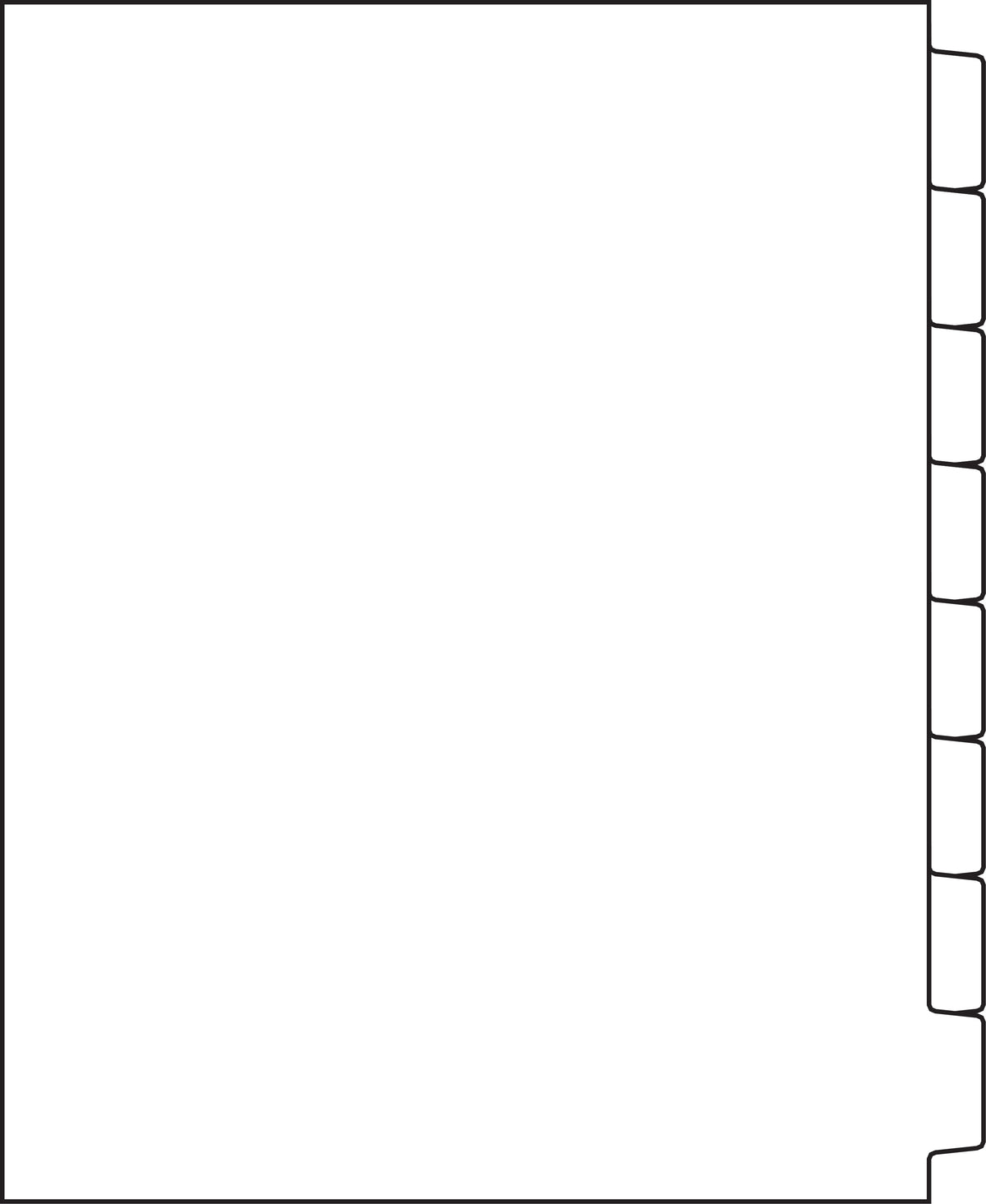 DocuCopy 3276 Clear Trilar Copier Tabs