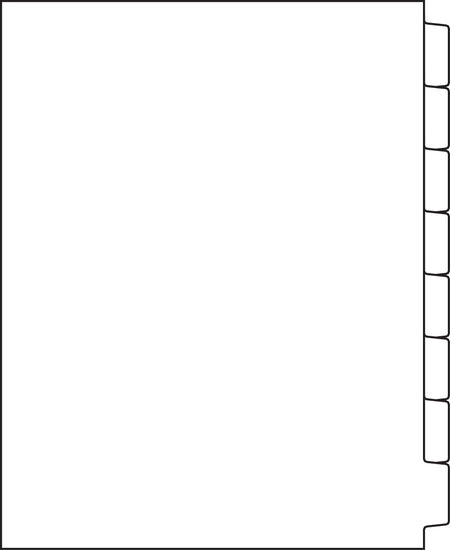 DocuCopy 3276 Clear Trilar Copier Tabs
