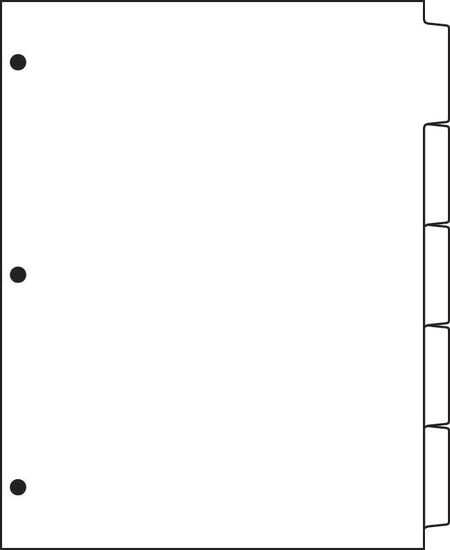 DocuCopy 6206 Gen2 Matte Clear Trilar Copier Tabs, Copy Tabs
