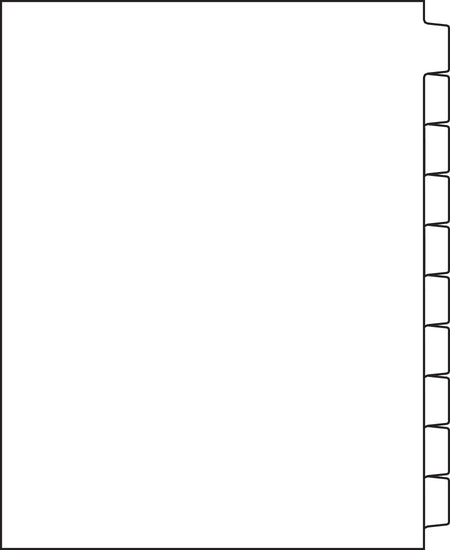 DocuCopy 6283 Gen2 Matte Clear Trilar Copier Tabs