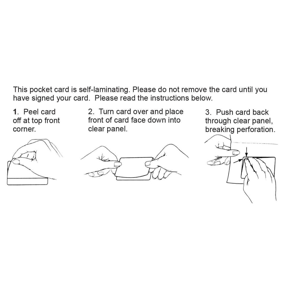Self-Laminating Membership ID Cards