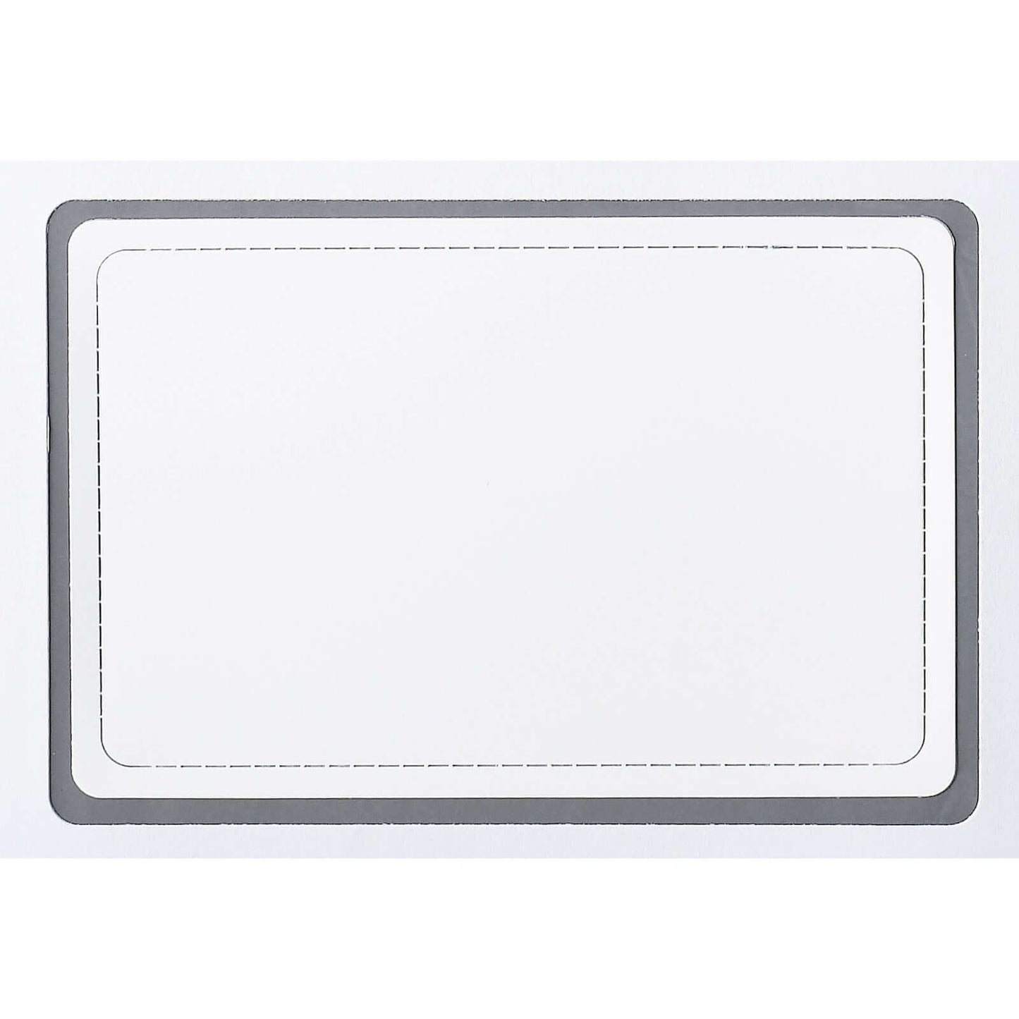 LMC1301 One 13-mil Perforated Plastic Membership ID Card Paper