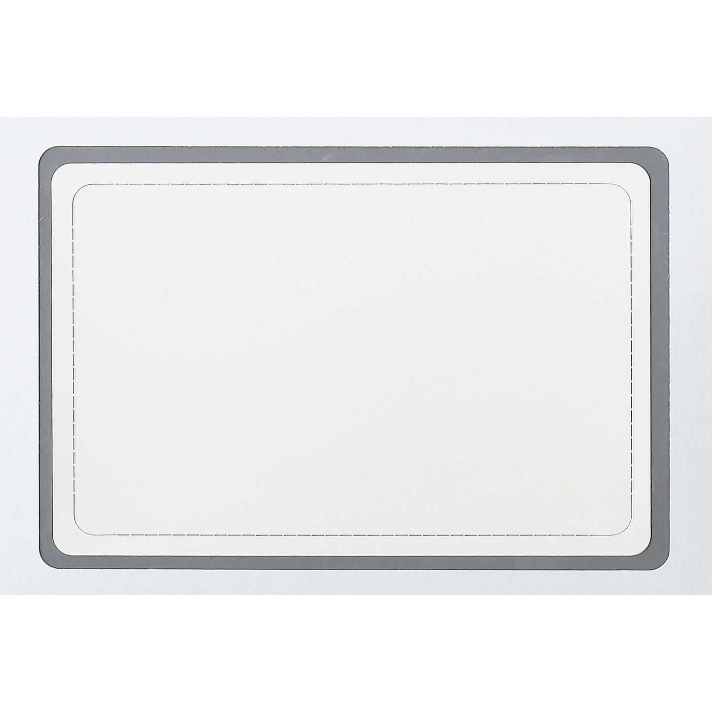 White card with name — ilo