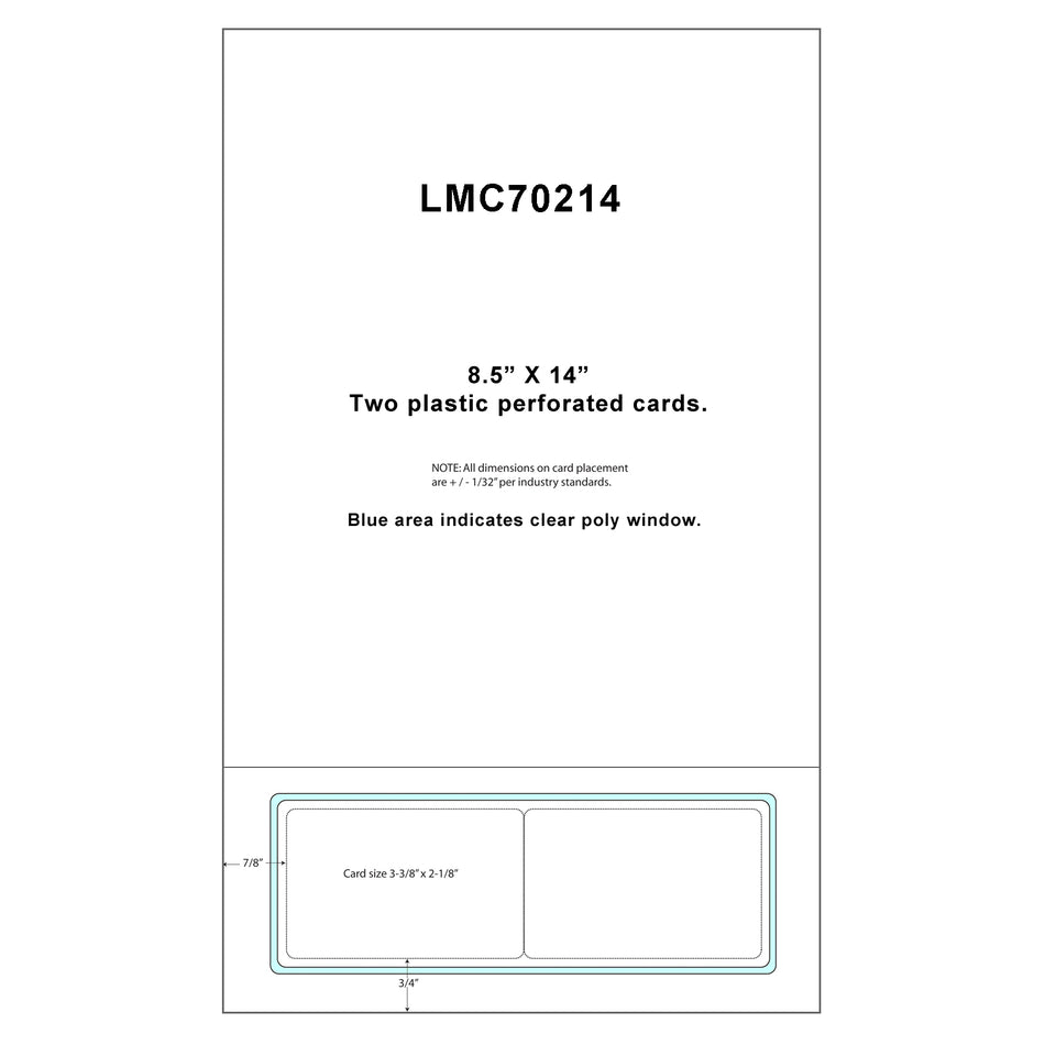 7 mil 2-up Membership ID Card on 14 - 2