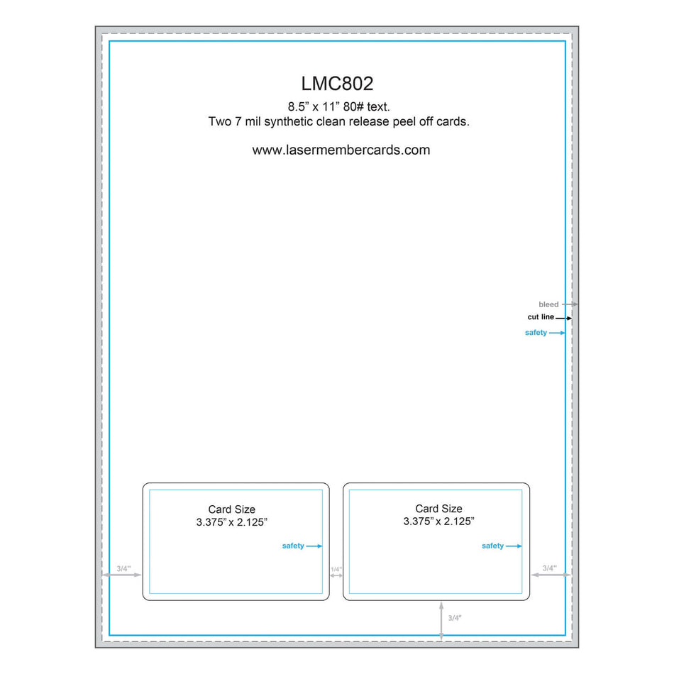 LMC802 Laser Membership Cards