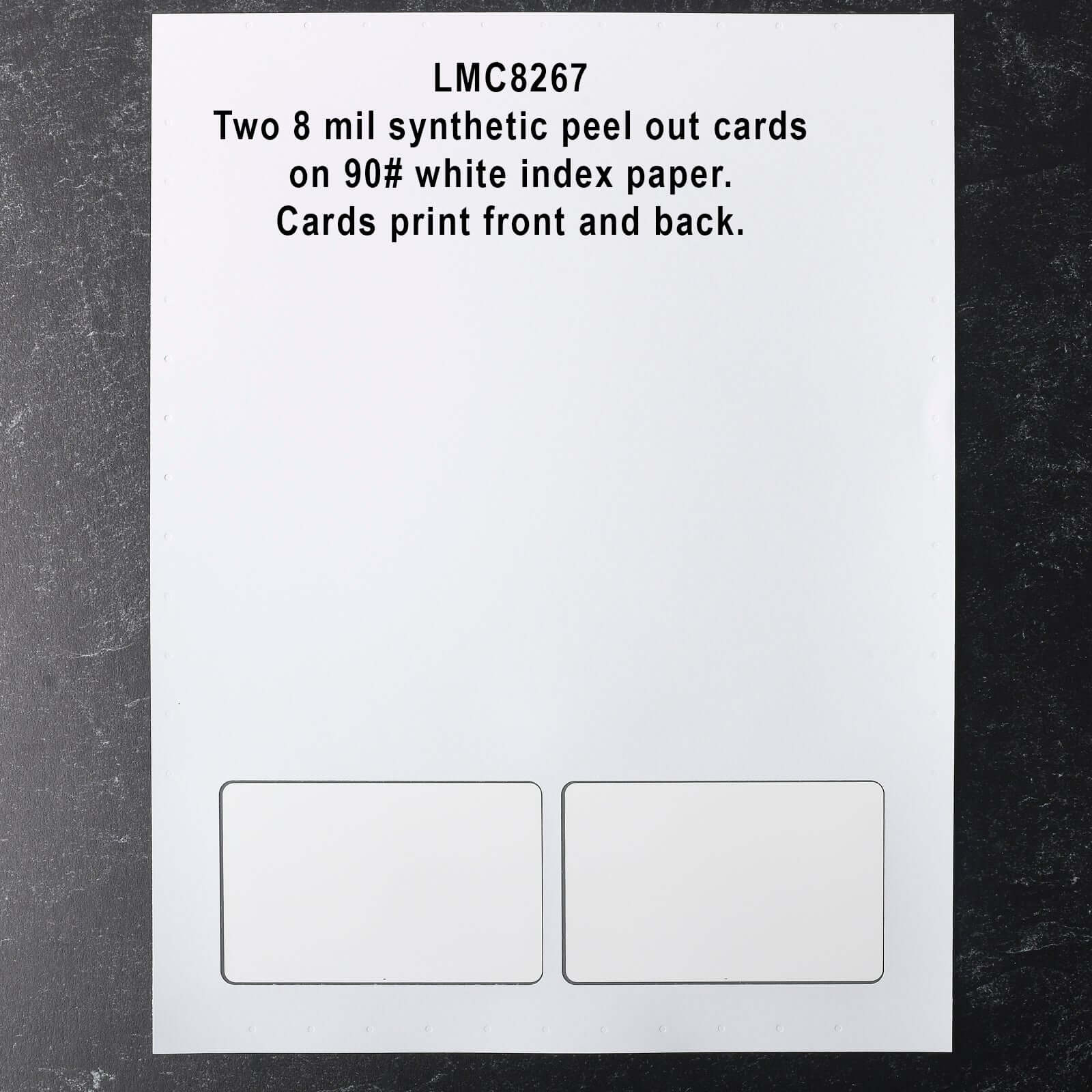 Menber Card File DocuCopy 8267 Member ID Cards for Printers - Laser Member Cards
