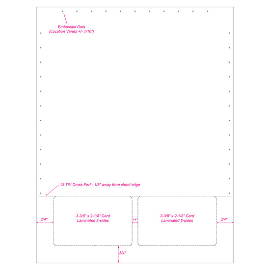8286 DocuCopy Gloss Laminated Membership ID Card Paper for Printers