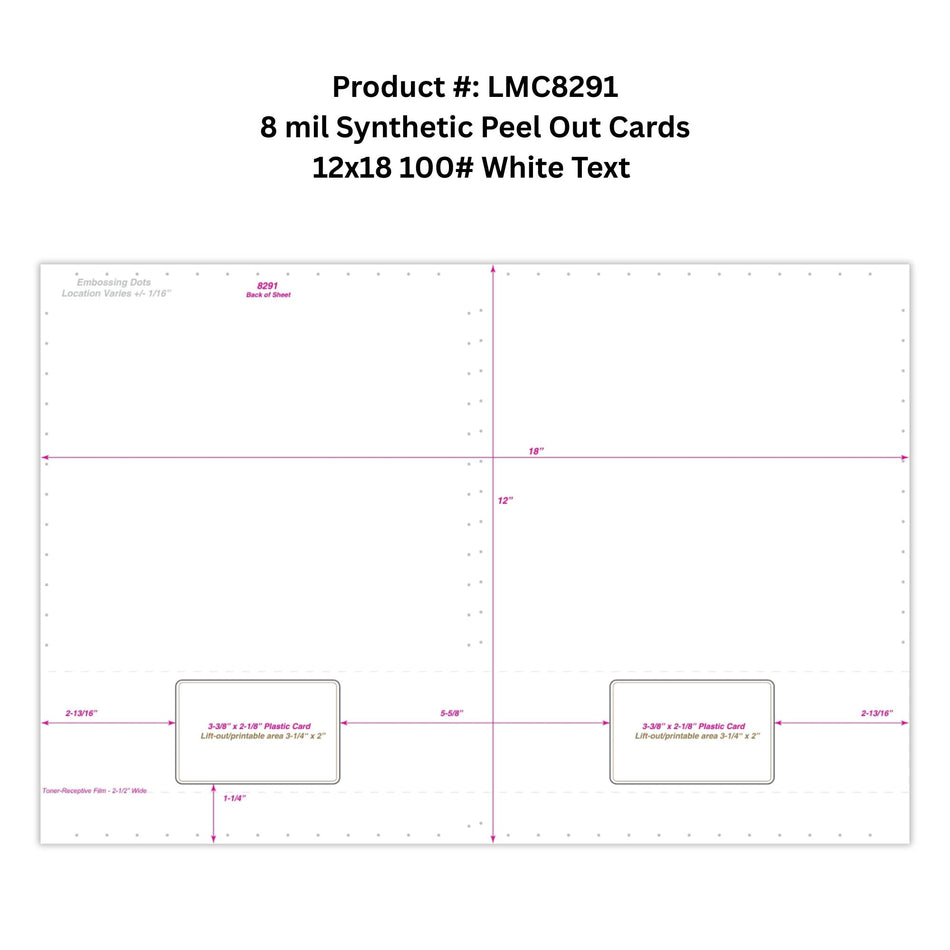 LMC8291 Wide Format Printing Integrated ID Cards
