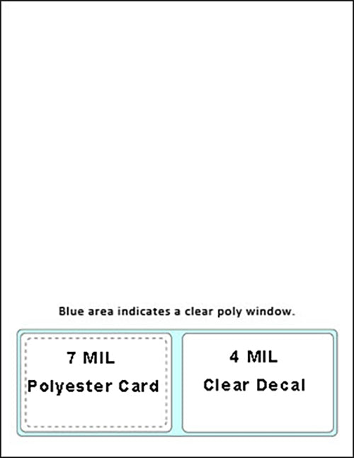 2-in-1 loyalty card and window decal