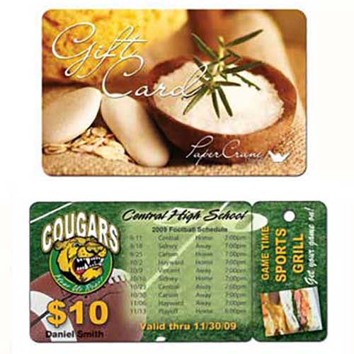 Loyalty Cards, Gift Cards, Key Tags